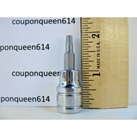 Kobalt 81969-0622, 3/8" Drive Tamper Proof Torx Bit Socket TT25 - Brand New