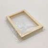 Worown A6 Size Paper Making Screen, Natural Wooden Papermaking Mould,