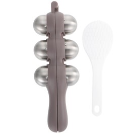 New Housewarming DIY Rice Baller Shakers Rice Ball Molds Lunch Maker Mould Sushi Maker Mould with a Mini Rice Paddle Onigiri Mold Ball Shaped Kitchen Tools Food Decor for 1 Set