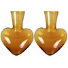 Kingbuy Replacement Heart Shaped Glass Vase Without Side-Hole - 2