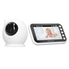 Baby Monitor 360 Degree Rotation 4.3inch LCD Screen 8 Lullabies