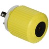 Hubbell Wiring Systems HBL328DCP Locking Plug, 30A, 28 VDC, Yellow