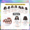 Bememo 25 Pcs Little Jesus Figures Original Design Mini Rubber