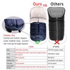 CozyMe Stroller Footmuff, Insulated Stroller Blanket Evelution for Winter Baby,