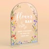 Acrylic Wedding Signs, Flower Bar Signs for Marriage Reception, Flower