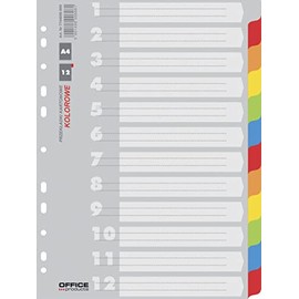 Office Products – 21071221 99 Colour Card A4 227 x 297 mm Pack of 12 Assorted