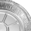 Quixotical 50pcs Aluminium Foil Pans, Round Trays, Disposable Dishes, Durable