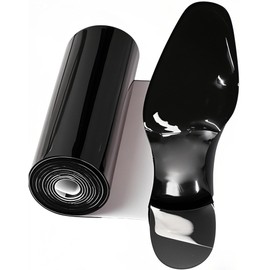 Dr.WYFOOT Anti-Slip Shoe Sole Protector Pads for High-Heels,Silicone Anti Slip Shoe Grips on Bottom of Shoes (4.5 in*40 in),Self-Adhesive Sole Guard for Shoes | Smooth Surface Traction(Mirror Black)