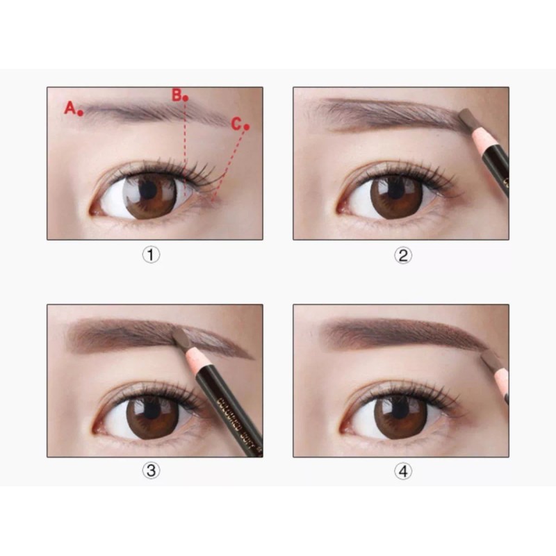 Cosmetic Art 12 Lápiz Para Diseño Y Delineado Cejas