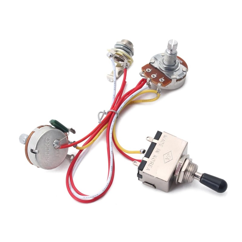 3pcs Electric Guitar Wiring Kit Way Toggle Volume and Tone
