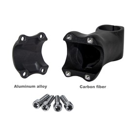 MTB Stem, Mountain Bike Stem 31.8mm, Carbon Stem 70mm 17 Degree Bike Stems, Shock Absorbing Bicycle Handlebar Stem, Lightweight Road Bike Stem for Downhill Gravel Fixie Hybrid Bike