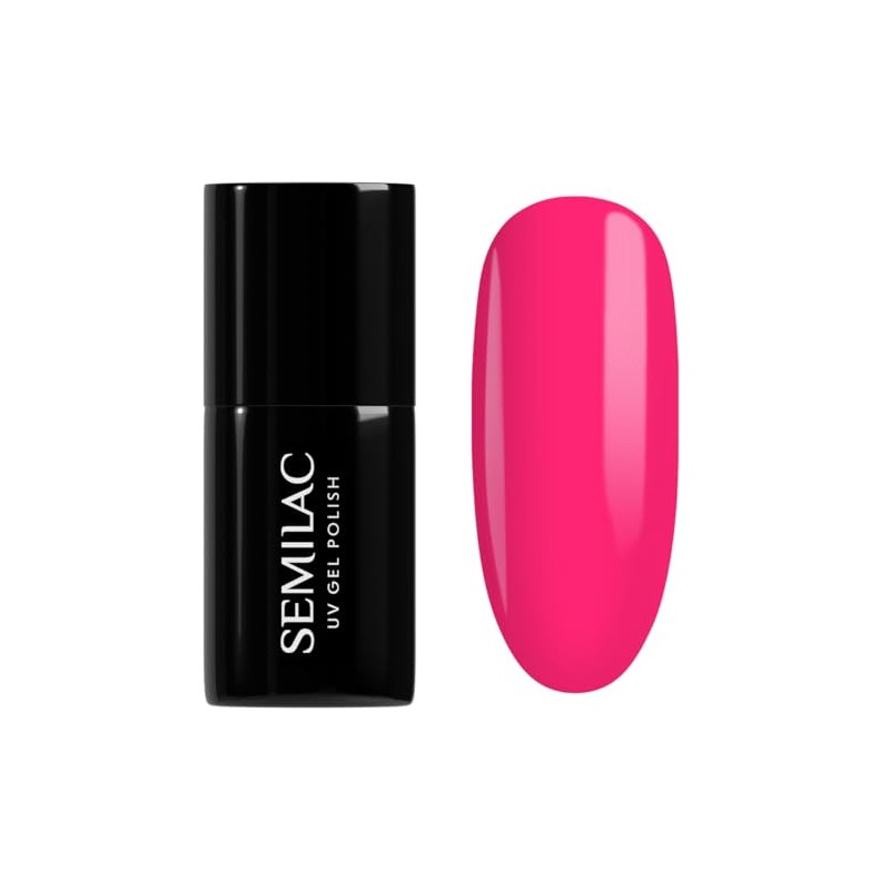 Esmalte Semipermanente Semilac - 517 Neon Pink - 7Ml