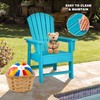 Giantex Adirondack Chair, Kids HDPE Patio Lawn Chair with Ergonomic