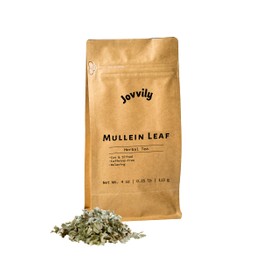 Jovvily Mullein Leaf - 4 oz - Cut & Sifted - Herbal Tea - Caffeine Free