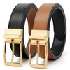 WHIPPY Reversible Belt for Women Leather Belts for Jeans Pants