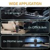 OBLLAR Car Trash Can with Lid,Diamond Design Small Automatic Portable