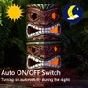 Yiosax Solar Tiki Statue Outdoor Decor-Garden Large Tiki Statue-Solar Totem