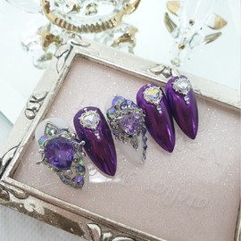 ❣High quality Aladdin parts nail tips - Short C curve coffin / ❣고품격 알라딘파츠 네일팁 - 숏C커브코핀