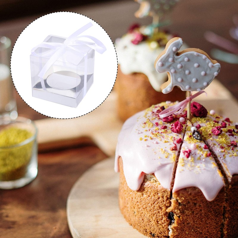 DOITOOL Individual Cupcake Containers, 12Pack Clear Cupcake Boxes Single Cupcake