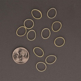 American Orthodontics Elastics Wildlife Hyena | Light, 2.5 Oz, 3/8" Size, 100 Packs Per Box, 10,000 Total | Made in The USA | Exacting Dimensions, Precision Cutting, Top Quality Latex Tubing