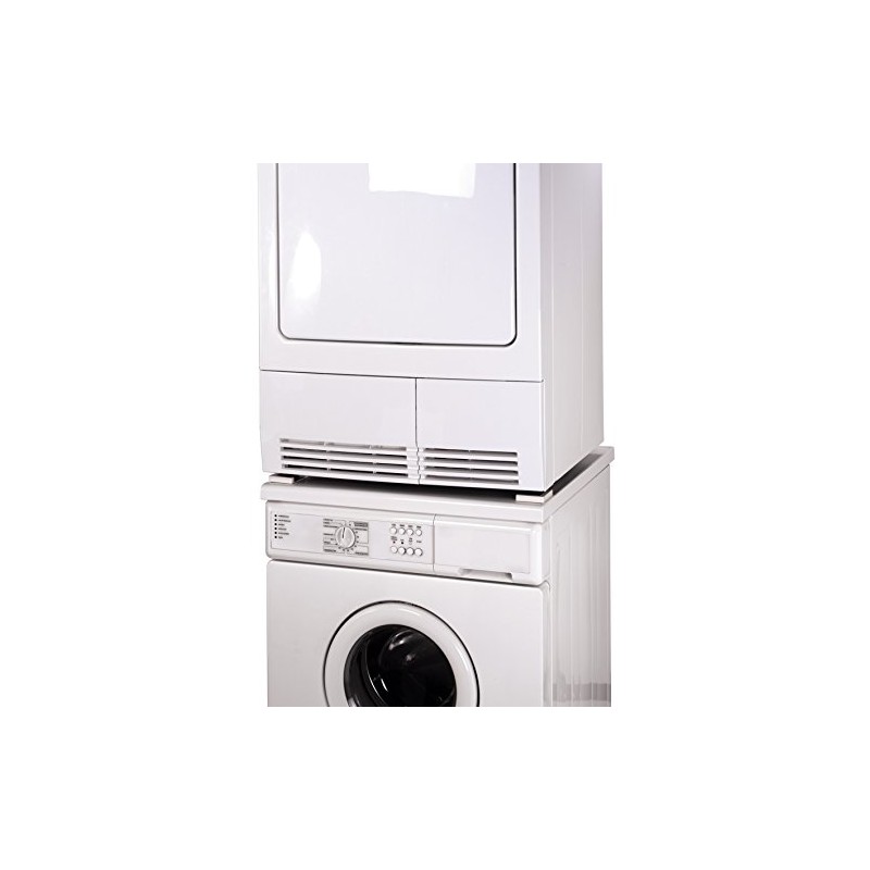 Xavax Fixing Plates for Dryers, Set of 4 - White