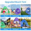 Zorpupoa Beach Tent, Easy Pop Up 2-3 Person Beach Shade