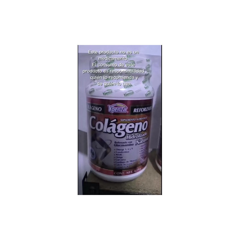 Natura Colágeno Hidrolizado En Polvo Con Glucosamina