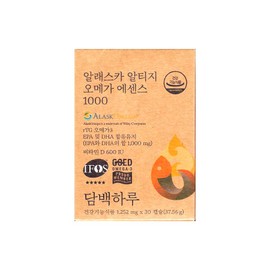 A simple day Plain Haru Alaska Altige Omega Essence 1000 1252mg x 30 capsules (5) / 담백하루 알래스카 알티지 오메가 에센스 1000 1252mg x 30캡슐 5개
