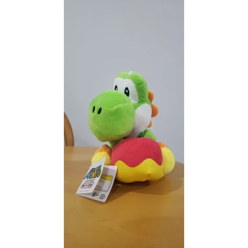 Jextech Muñeco De Peluche Yoshi Con Manzana Mario Bros Detalle