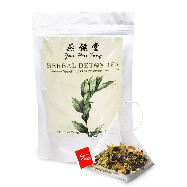 Yan Hou Tang Organic Detox Tea Herbal Tea Energy Supplment Natural Detox Tea Loose Leaf Health Morning & Evening 28 Days
