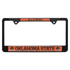Oklahoma State Cowboys OSU Alumni Black Metal License Plate Frame
