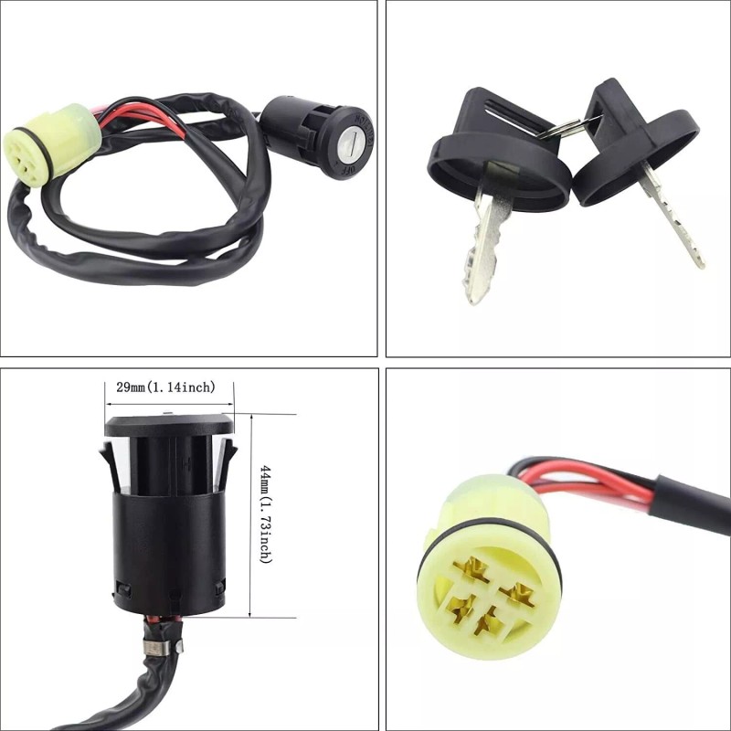 Motorsupermarkets Starter Motor for Honda Foreman 500 TRX500FPM 2012-2013 with