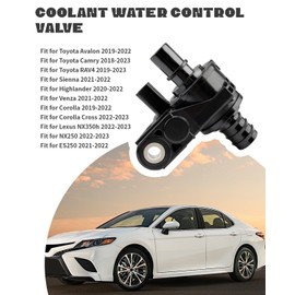Coolant Water Control Valve Replaces 16671-25010 Fit for Toyota Avalon 2020-2021, Fit for Camry 2018-2021, Fit for RAV4 2019-2022 16671 25010 1667125010