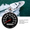 Trisar GPS Speedometer, 85mm/3.35in, IP67 Waterproof, Red Backlight for Yacht,