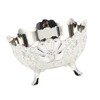 Serving Bowl European Style Retro Elegant Alloy Fruit Bowl for