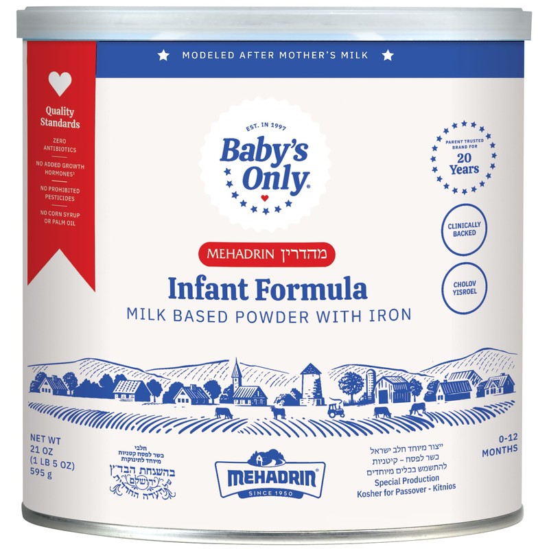 Baby's Only Baby Formula, Complete Nutrition Infant Formula, Milk Based