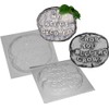 dennycraftmoulds 2 x Concrete Molds No Slugs Allowed Grow You