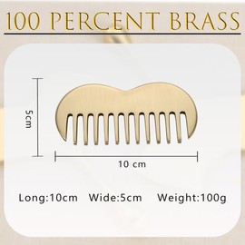 구아샤 빗 마사지 두피 구리 긁기 머리 자오선 스파 도구 헤어 유지 보수 [08 Combination 1] Gua Sha Comb Massage Scalp Copper Scraping Head Meridian Spa Tool Hair Maintenance [08 Combination 1]