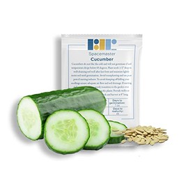 Spacemaster Cucumber Seeds - Heirloom Non-GMO USA Grown - Compact Bush Variety Produces 8" Cucumbers on Compact Vines Perfect for Small Spaces and Container Gardening - by RDR Seeds