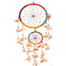 Dream Catcher Diameter 22 cm Rasta Colours