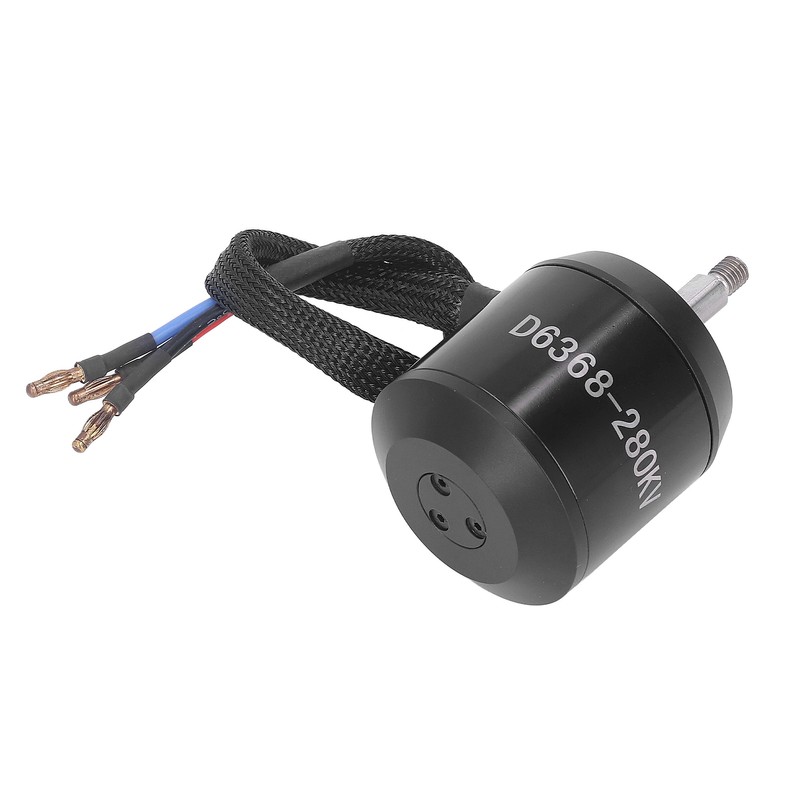 Scooter Brushless Motor 280KV Aluminum Alloy Threaded Shaft Low Noise