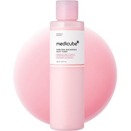 MEDICUBE PDRN Pink Niacinamide Milky Toner, Tónico Facial Coreano con PDRN de Salmón, Niacinamida, Ceramidas y Péptidos, Hidratación y Luminosidad, 150 ml