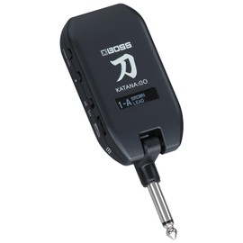 Boss Katana GO Amp Plug Headphone Amplifier + Audiofly Premium In-Ear Earphones