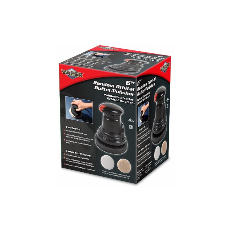 Vaper 22606 6" Random Orbital Buffer/Polisher