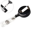 kuou 10 Pack Retractable Badge Holder, Retractable Keyring Lanyard Badge