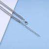 Erimberate Bohemian Layered Cross Pendant Necklace Hollow Cross Choker Necklace