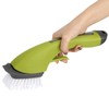 Long Handle Cleaning Brush with Soap Dispenser for Kitchen Pan
