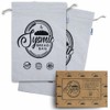 2 X Reusable Plastic Lined Bread Bags for Homemade Bread
