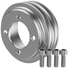 2 Groove Crankshaft Pulley for Ford Small Block 1969-Up 289 302 351w 351C 351W 351M 400 V8 5.0L