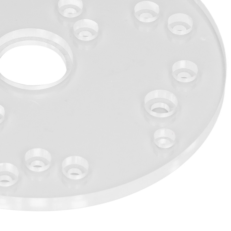 Universal Router Plate Kit Acrylic Baseplate for Bosch 6 1/2in